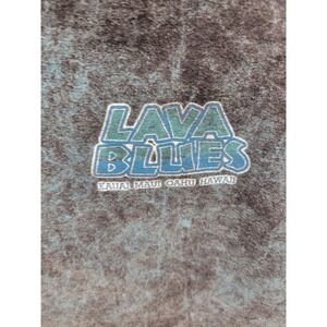 Lava Blues Hawaiian Surf Tank Top Graphic Tee‎ Kauai Maui Oahu L